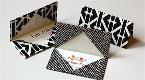 how to make paper business card holder|business card holder template.